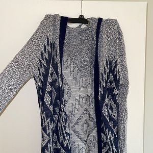 Say What- Cardigan/ Sweater with hood